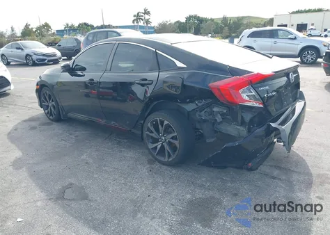 2019 Honda Civic Sport z USA, uszkodzony, nr VIN 19XFC2F88KE00733